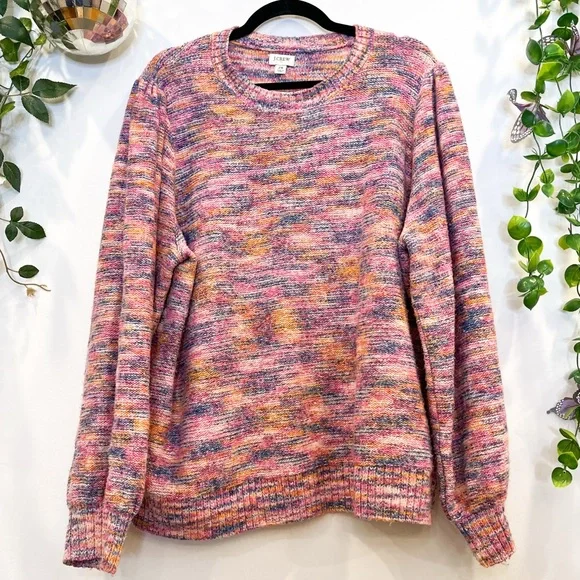 J. Crew Rainbow Knit Sweater Size 2X - Picture 6 of 9
